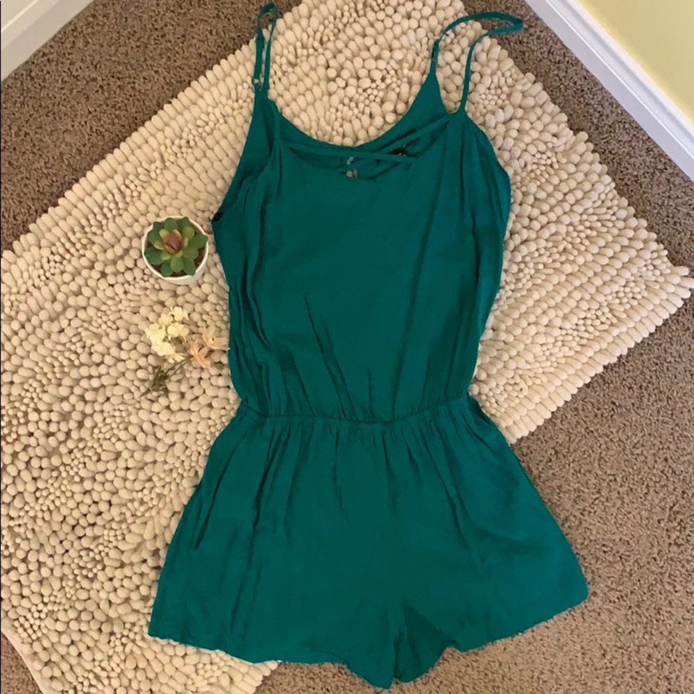 Green Size small romper from Forever 21